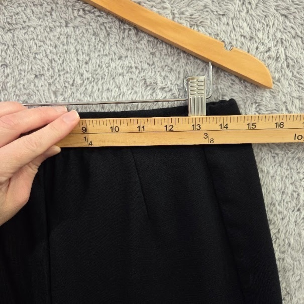 J. Jill Black Stretch Knit Ankle Pants, Small - Picture 10 of 14
